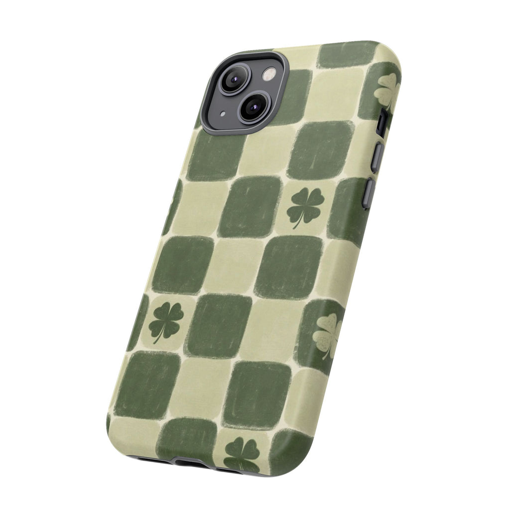 Clover Checker Tough Phone Case
