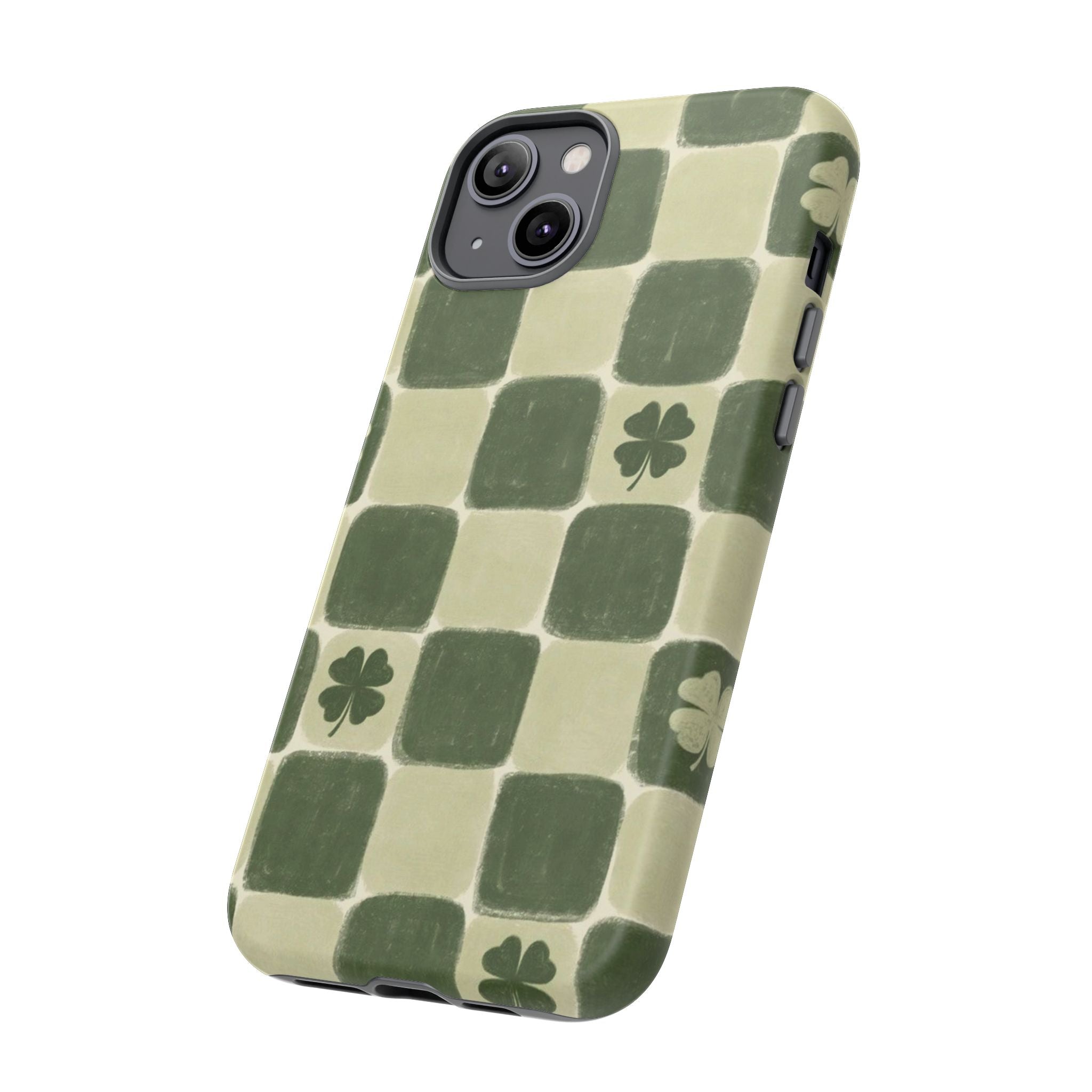 Clover Checker Tough Phone Case