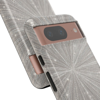 Sparkling Silver Burst Tough Case