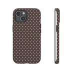 Brown Polka Phone Case