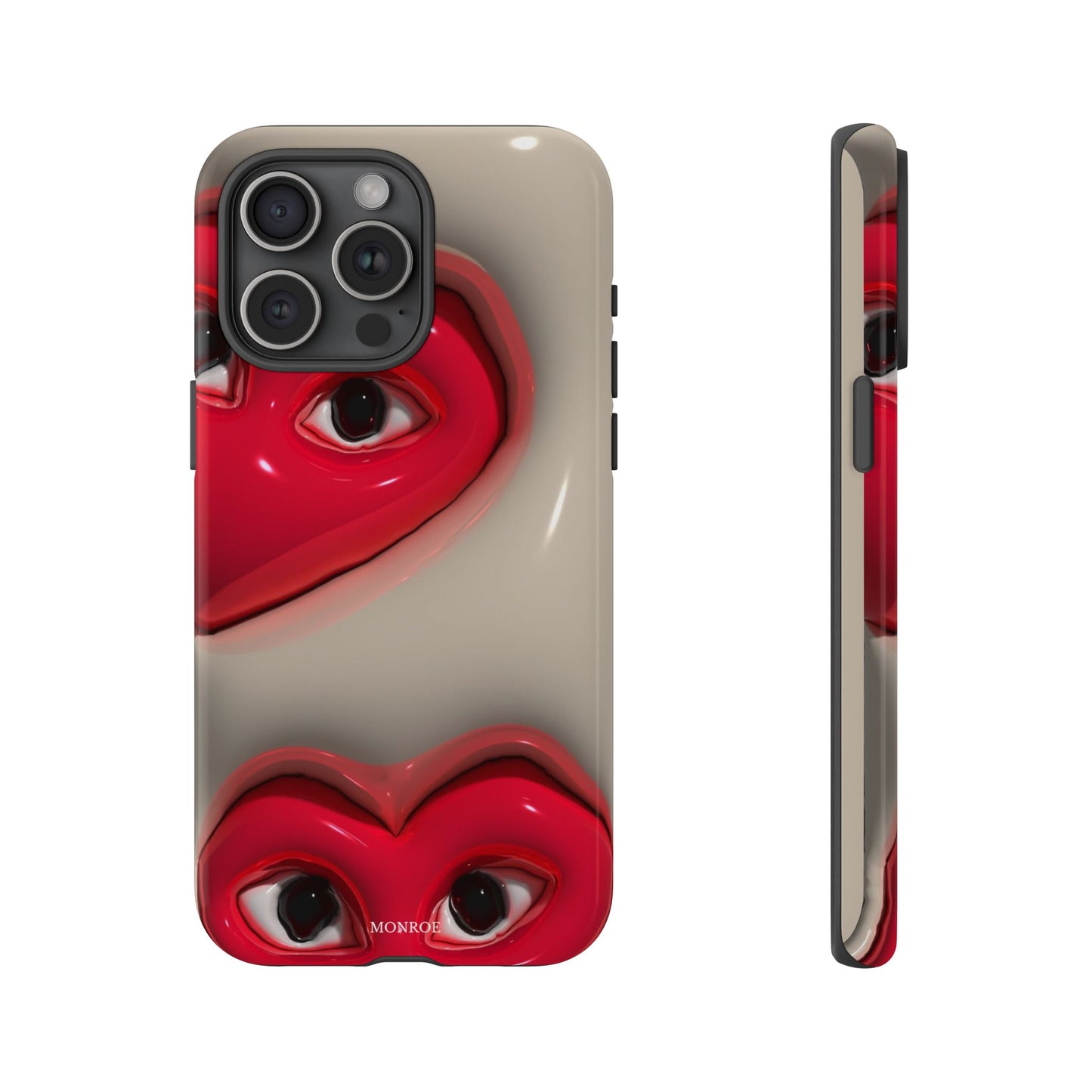 Red Heart Eyes Tough Case