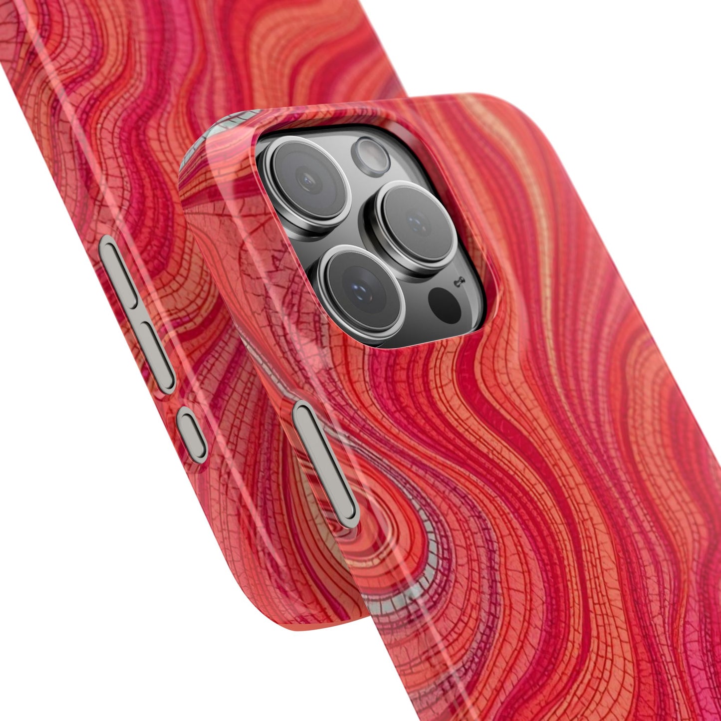 Retro Wavy Red Case