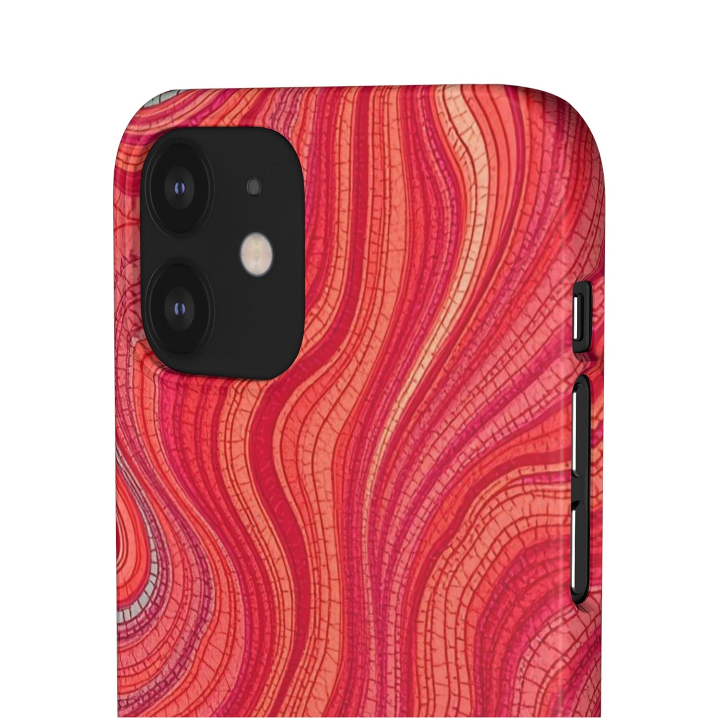 Retro Wavy Red Case