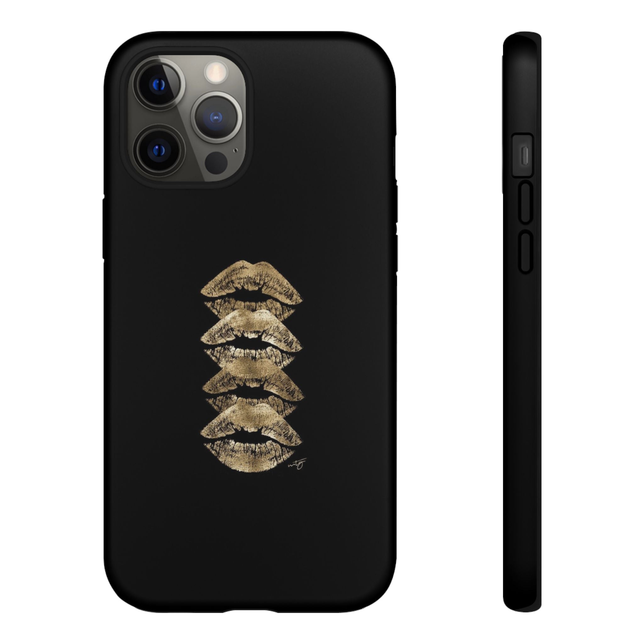 Golden Lipstick Phone Case