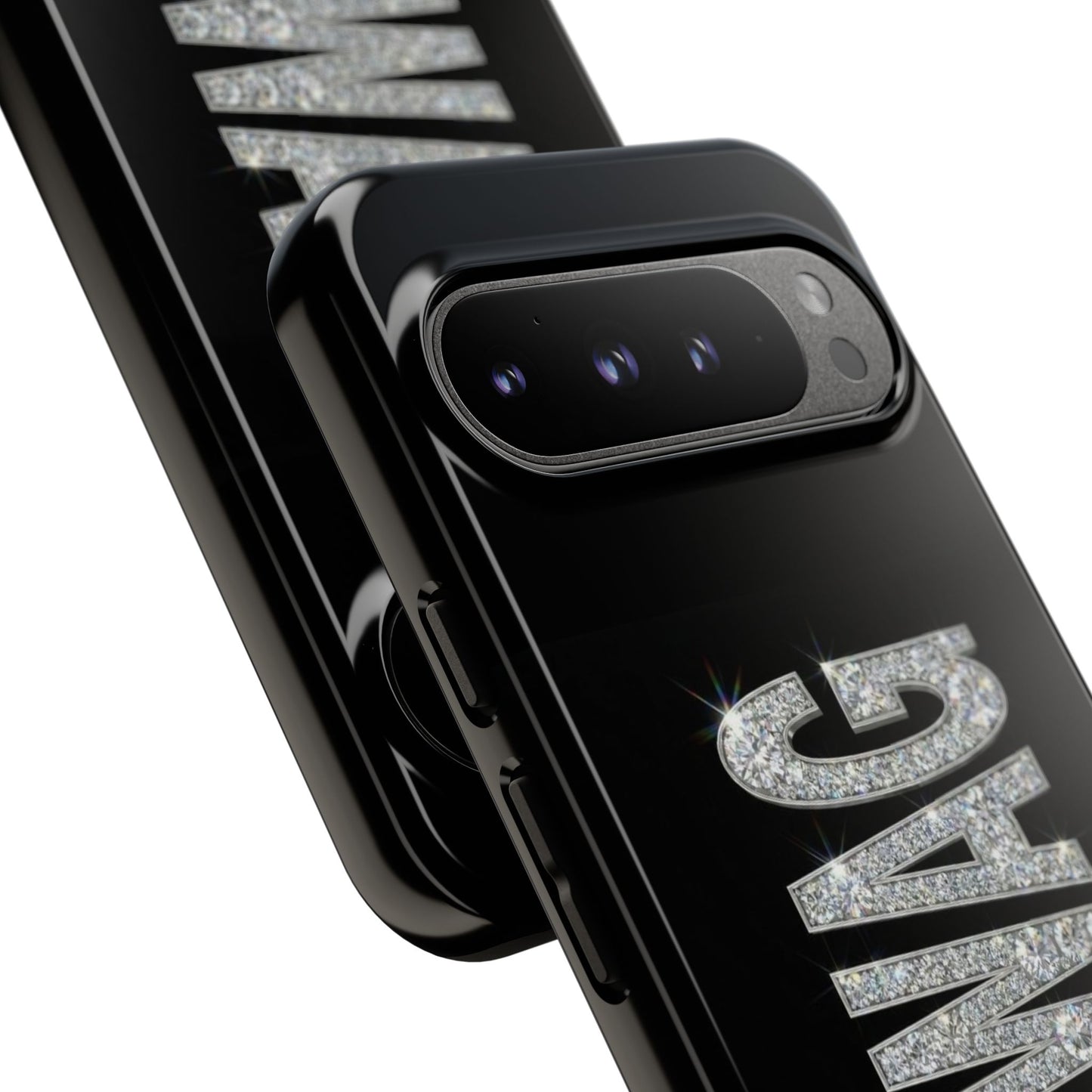 “#SWAG” Black Bling Tough Case