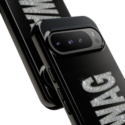 “#SWAG” Black Bling Tough Case