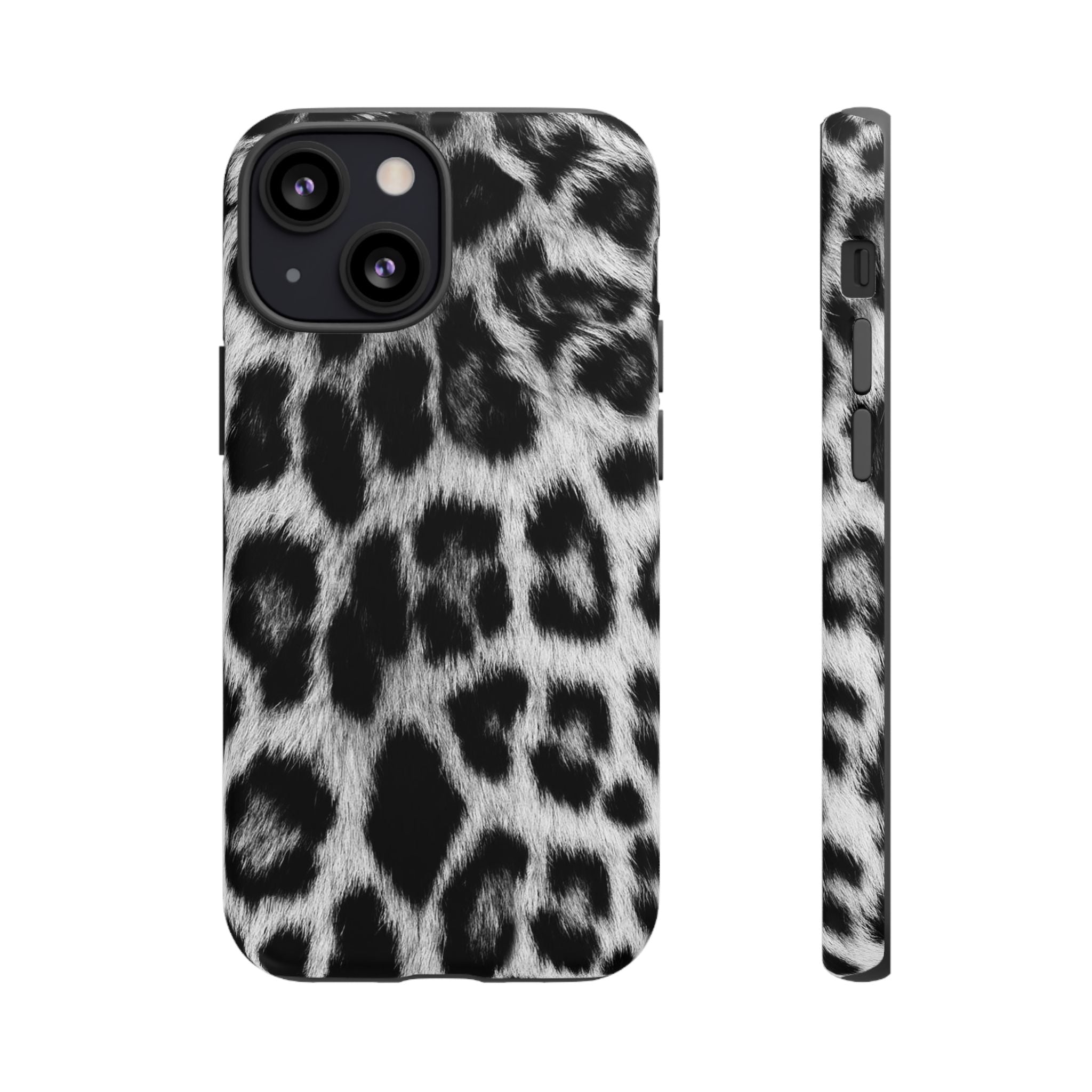 B&W Leopard Phone Case