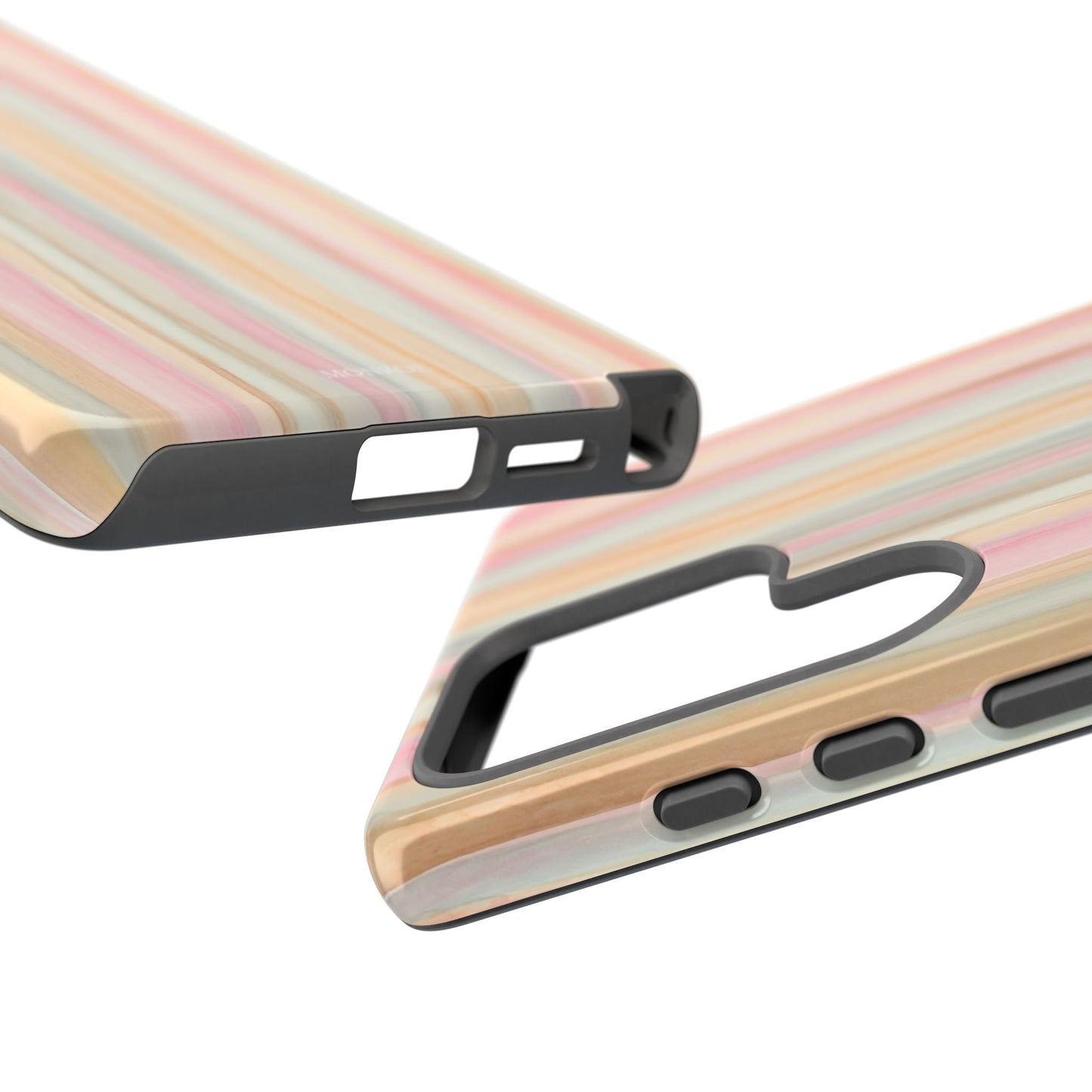 Pastel Watercolor Stripe Tough Case