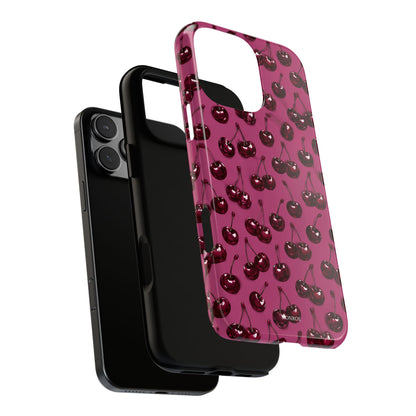 Burgundy Cherries Tough Case