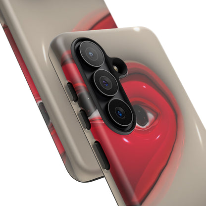 Red Heart Eyes Tough Case