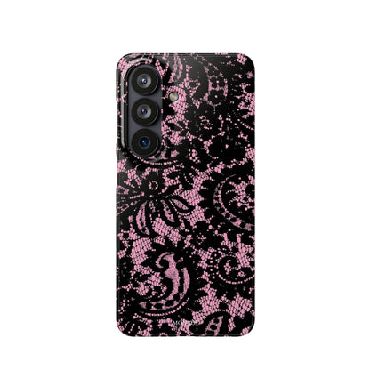 Pink Lace Pattern Case