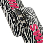 'SWAG' Zebra Print Tough Case