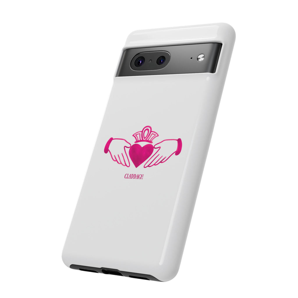 Pink Irish Claddagh Symbol Tough Phone Case