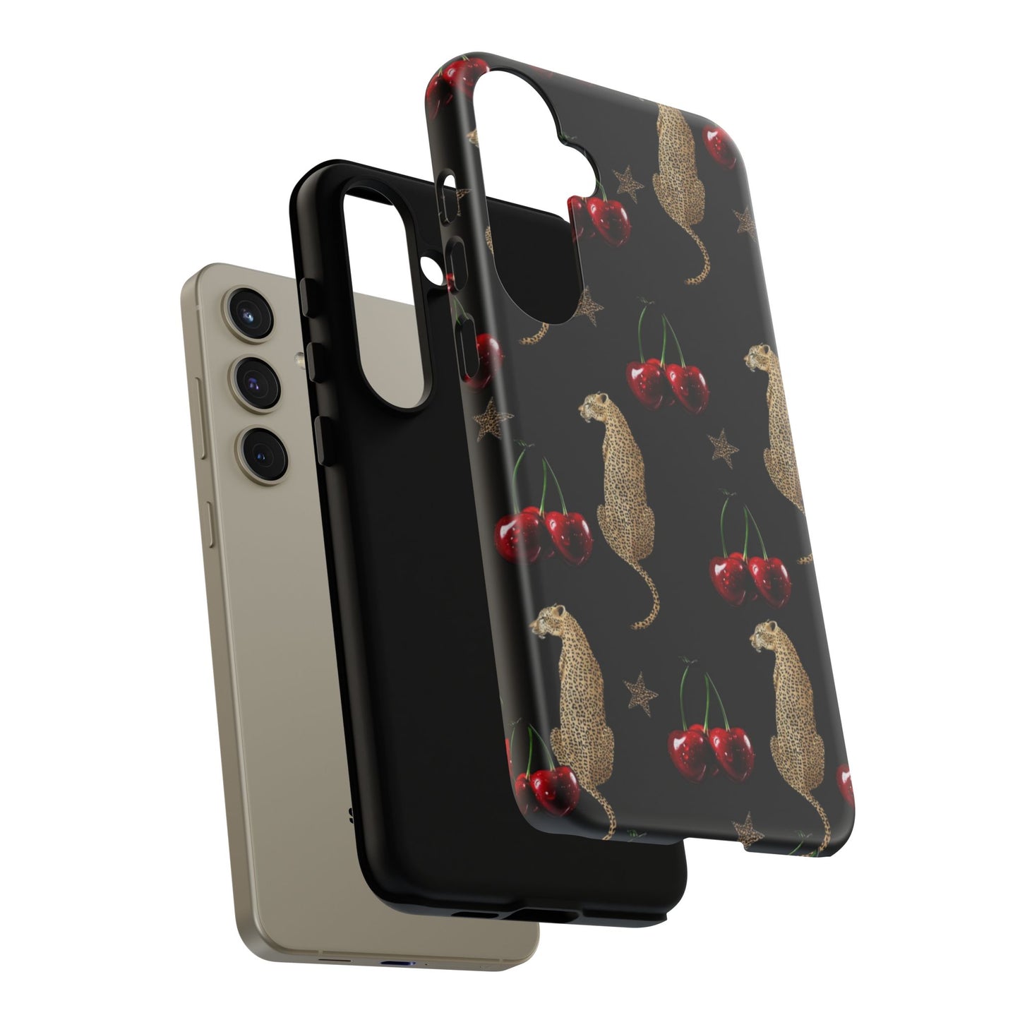 Leopard & Cherry Tough Case