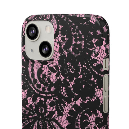 Pink Lace Pattern Case