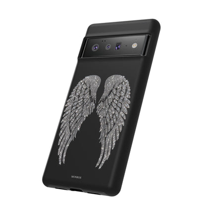 Silver Angel Wings Tough Case