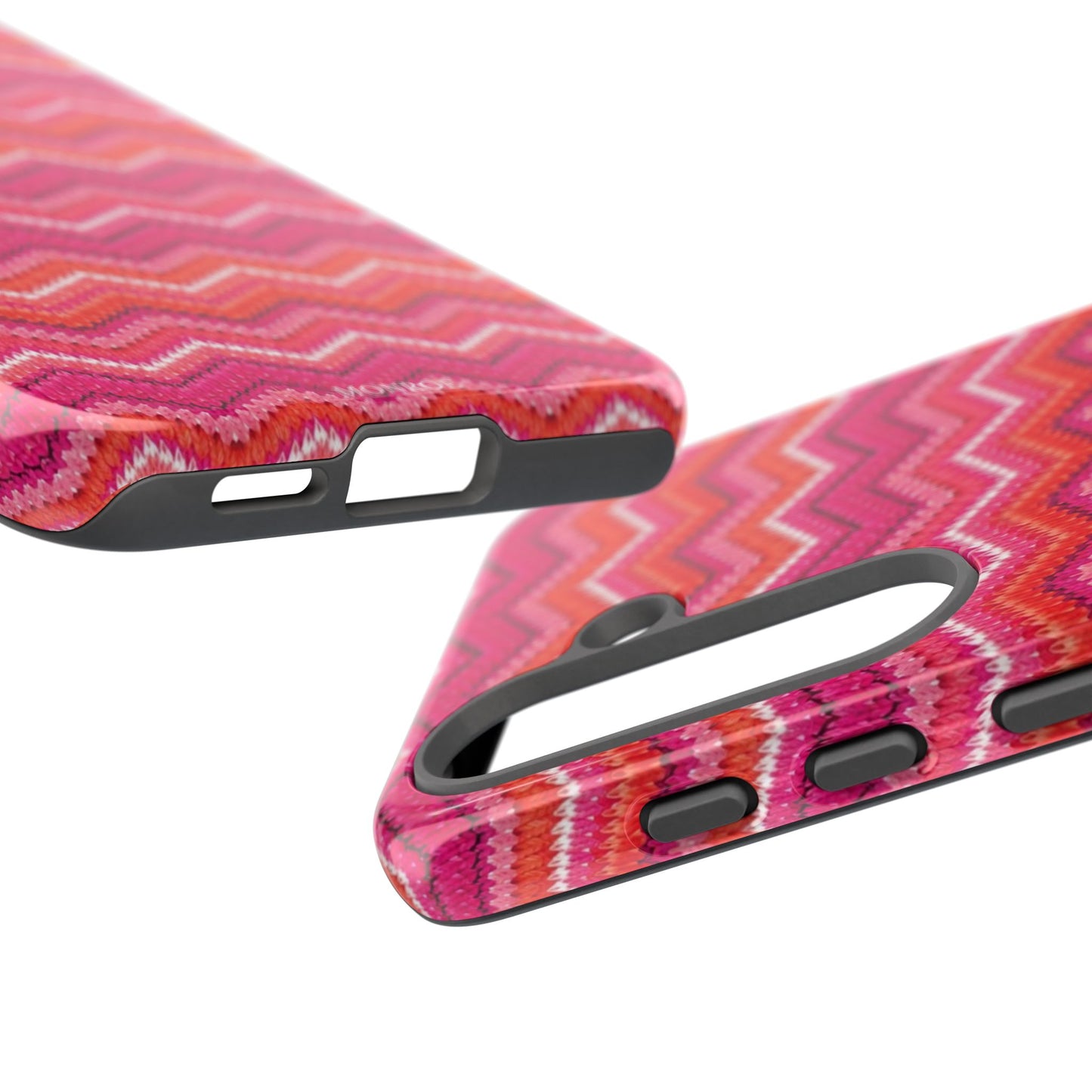 Pink Zigzag Tough Case