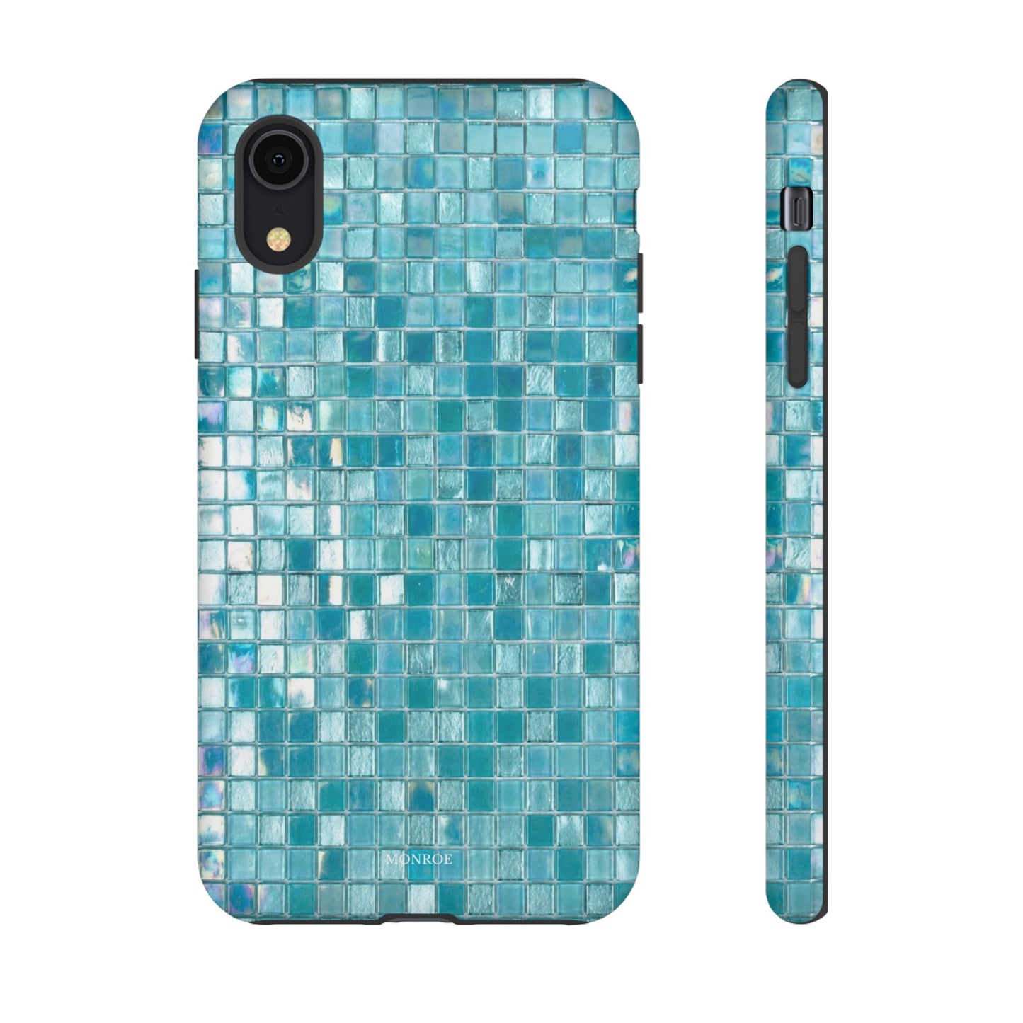 Hot Blue Mosaic Tile Tough Case