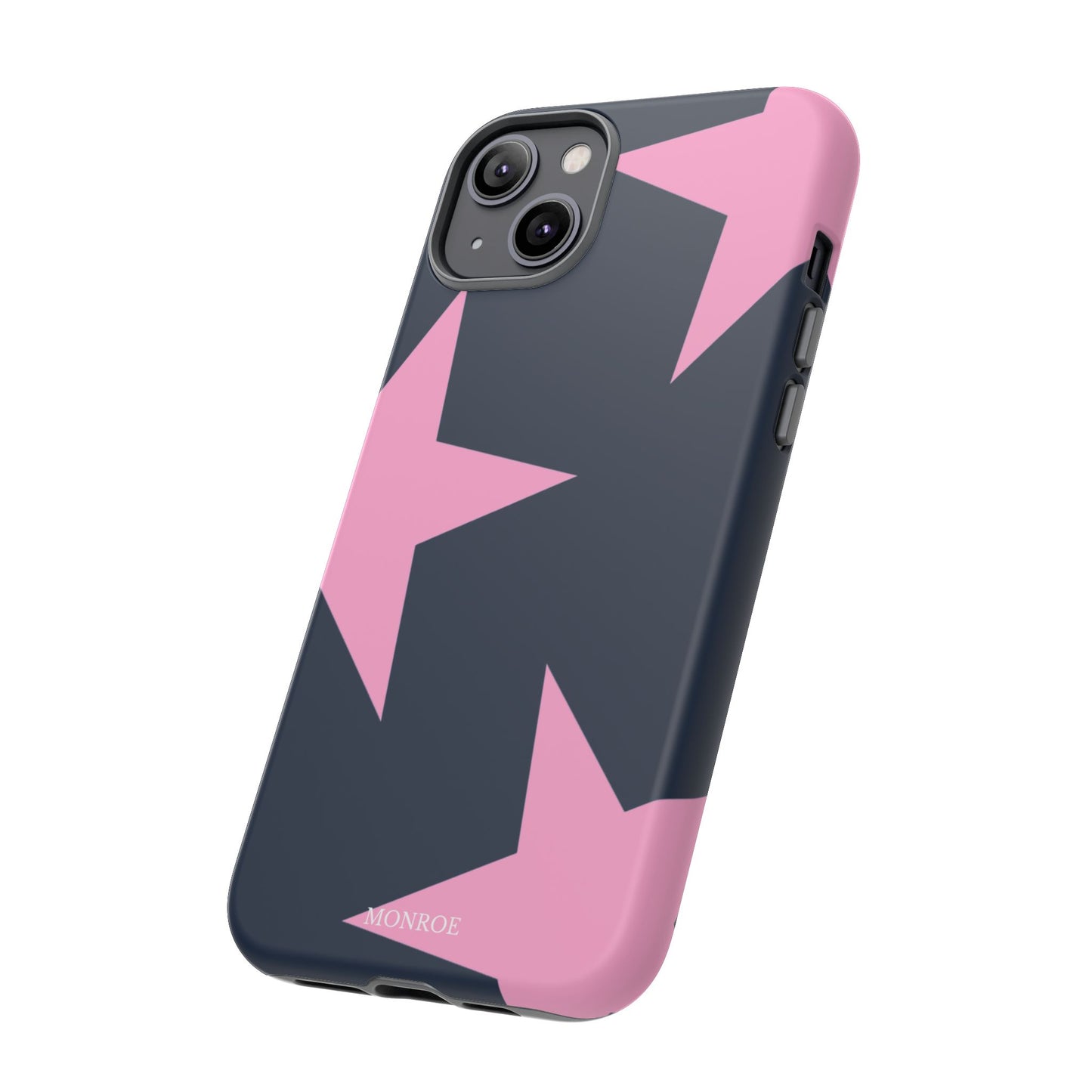 Navy & Pink Star Tough Cover