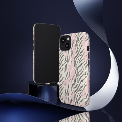Light Pink Zebra Tough Case