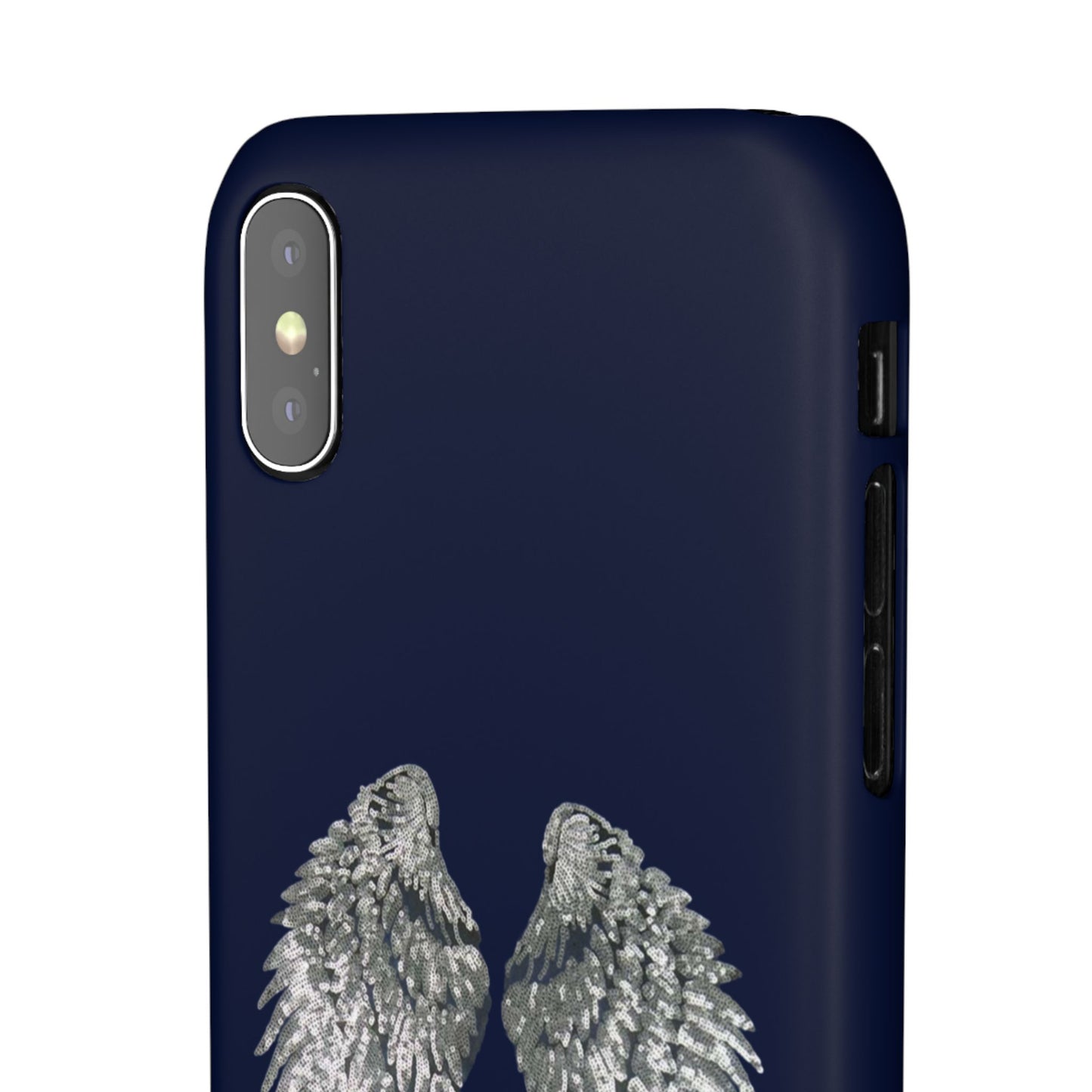 Navy Angel Wings Case