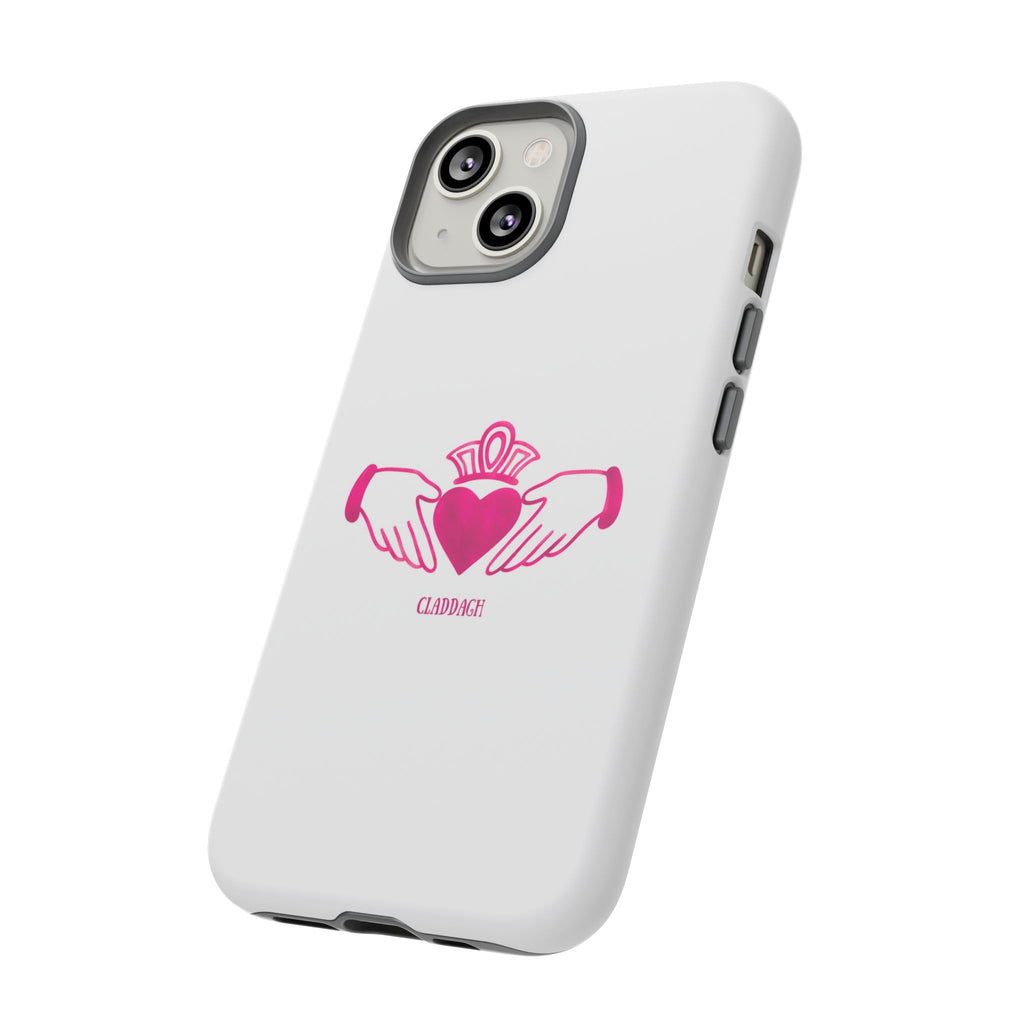 Pink Irish Claddagh Symbol Tough Phone Case