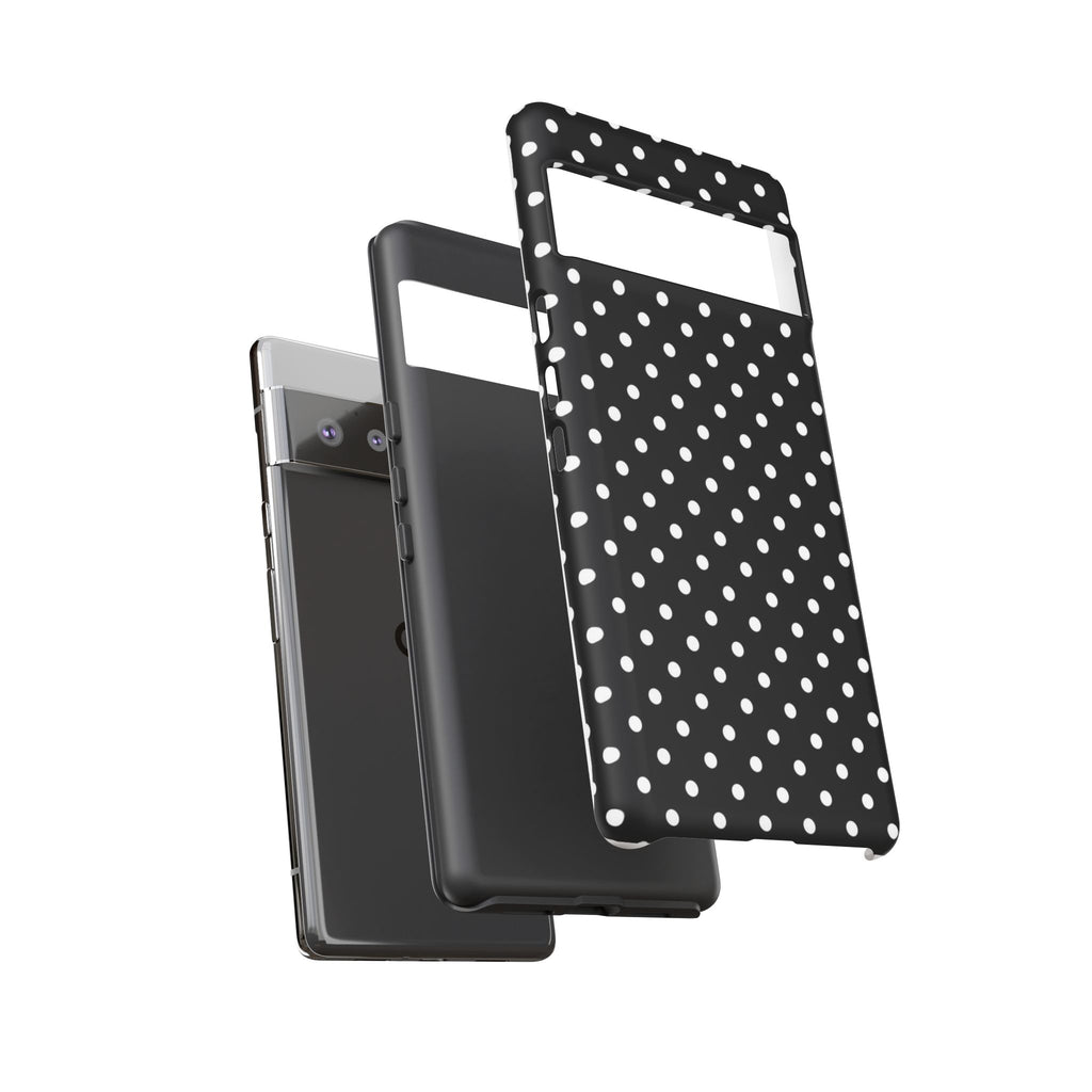 Black Polka Dot Phone Case