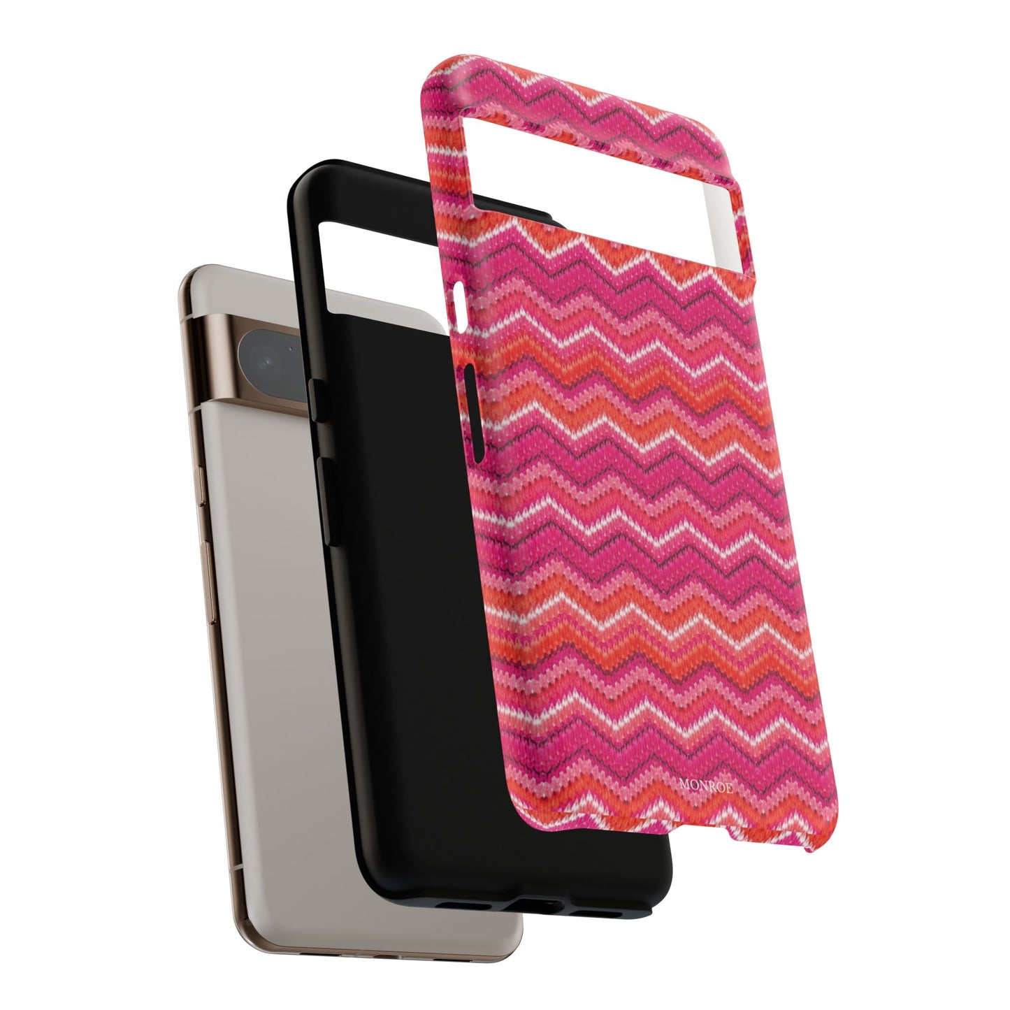 Pink Zigzag Tough Case