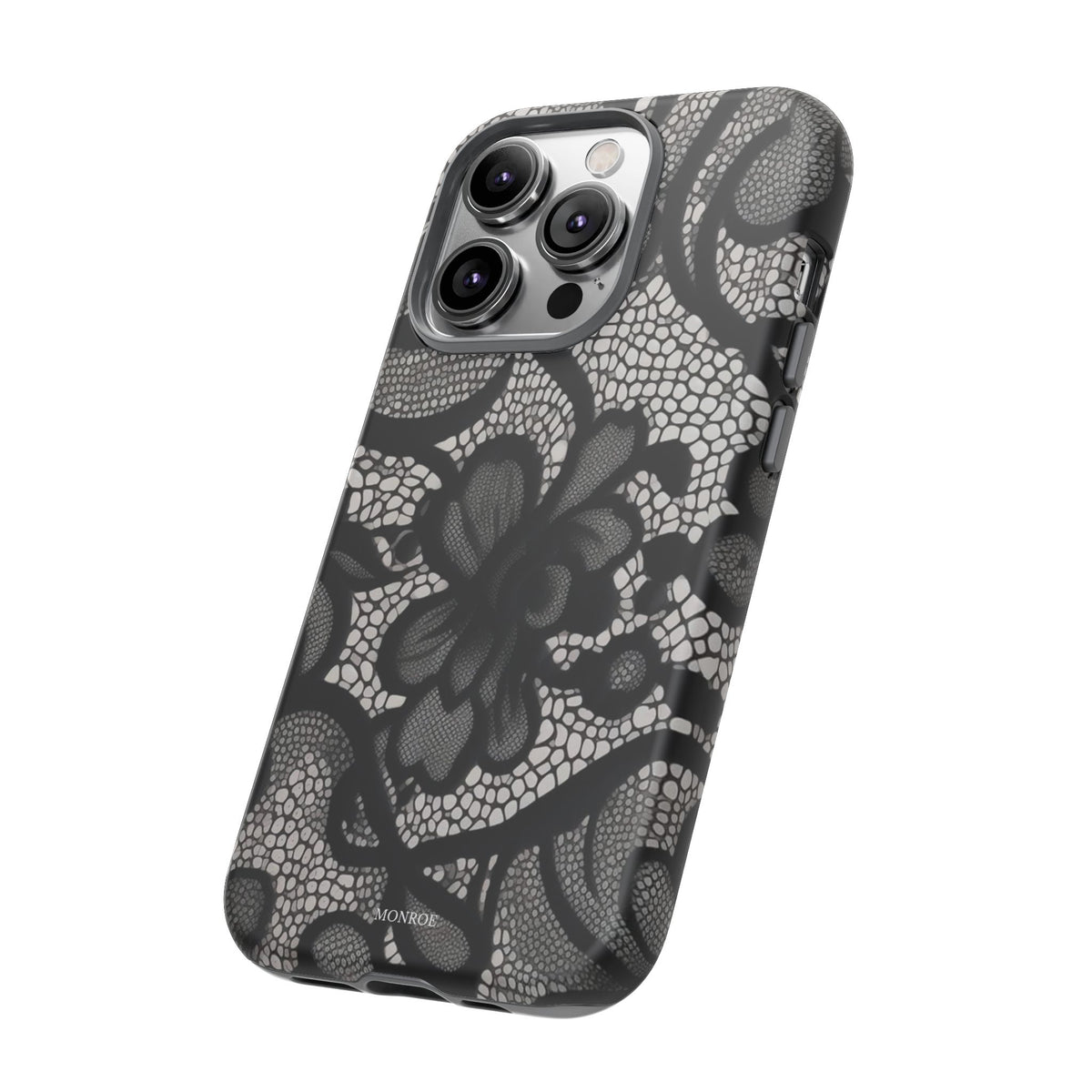 Black Floral Vintage Case