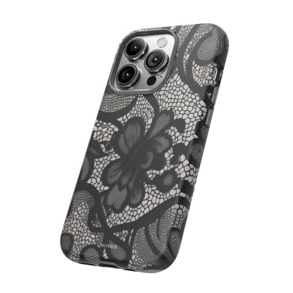 Black Floral Vintage Case