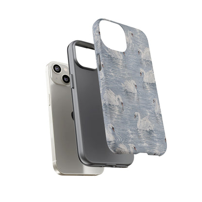 Swan Pattern Tough Case