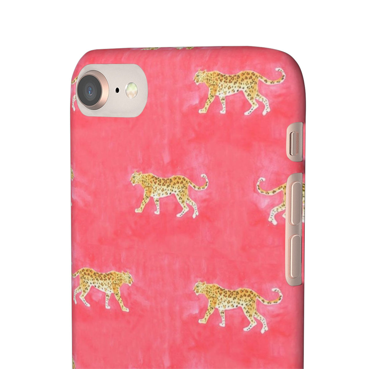 Pink Watercolor Leopard Case