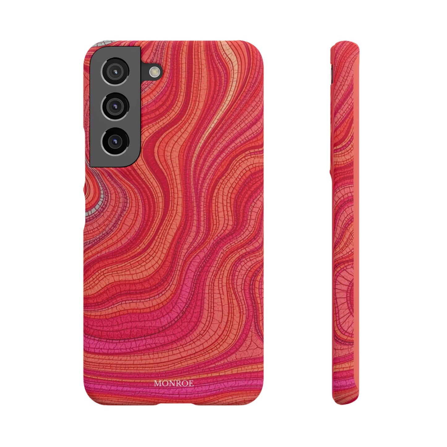 Retro Wavy Red Case