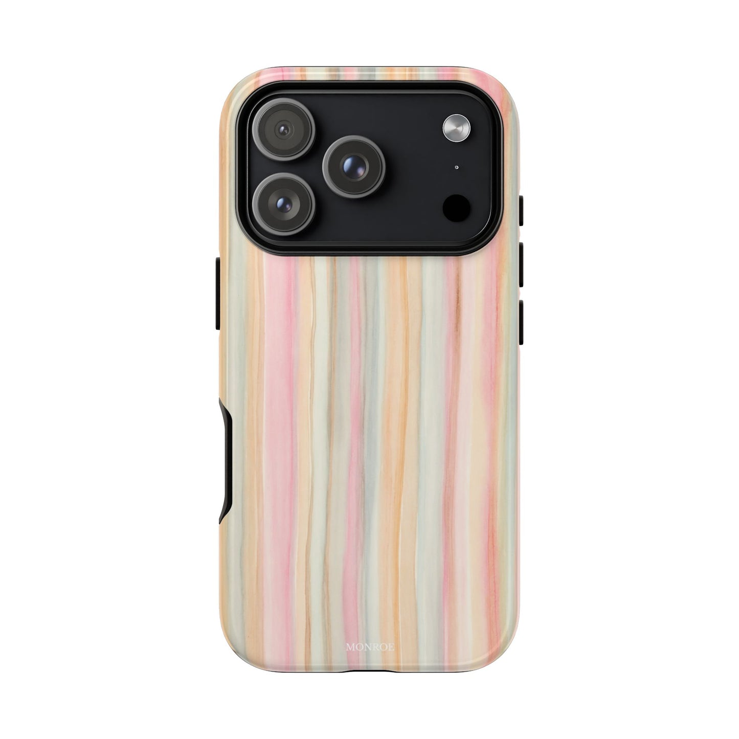 Pastel Watercolor Stripe Tough Case