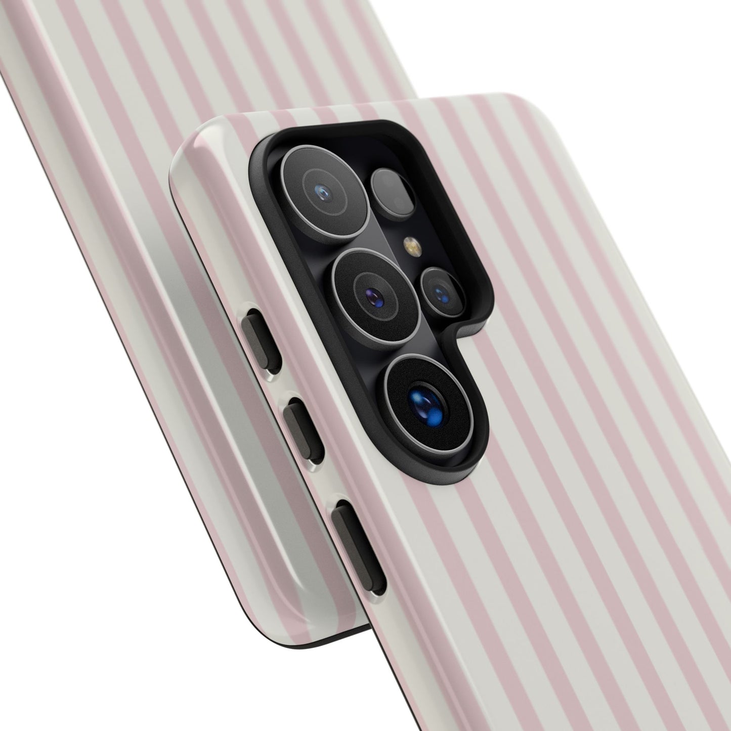 Light Pink Stripe Tough Phone Case