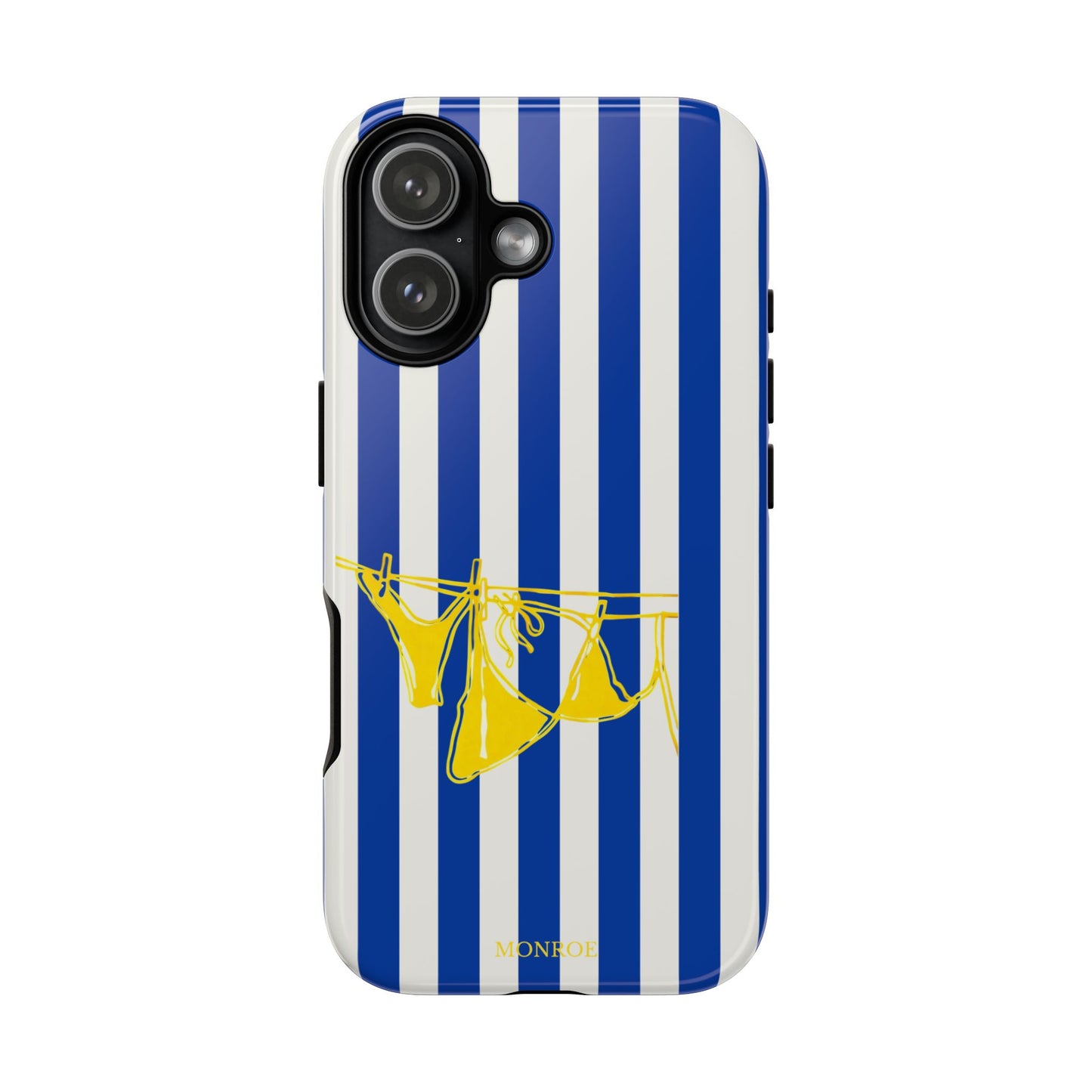 Blue Stripe Beach Art Tough Case