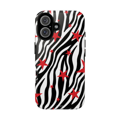 Zebra Red Stripes Tough Case