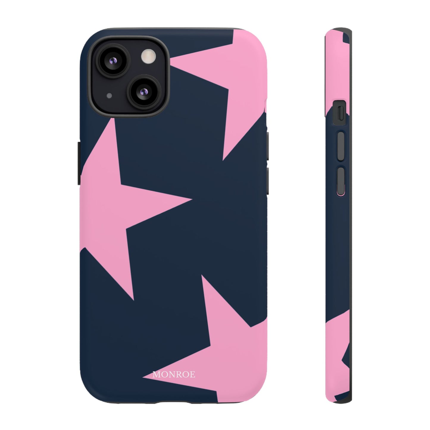 Navy & Pink Star Tough Cover