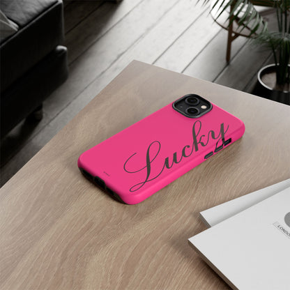 Hot Pink 'Lucky' Tough Case