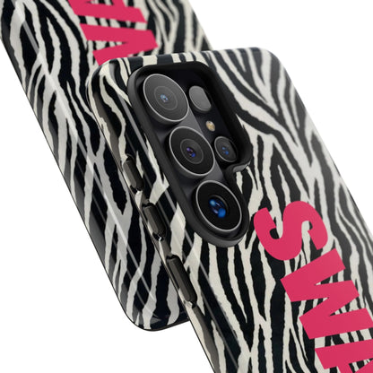 Zebra Print  "SWAG" Tough Case