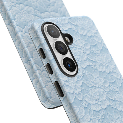 Glacier Blue Lace Tough Case
