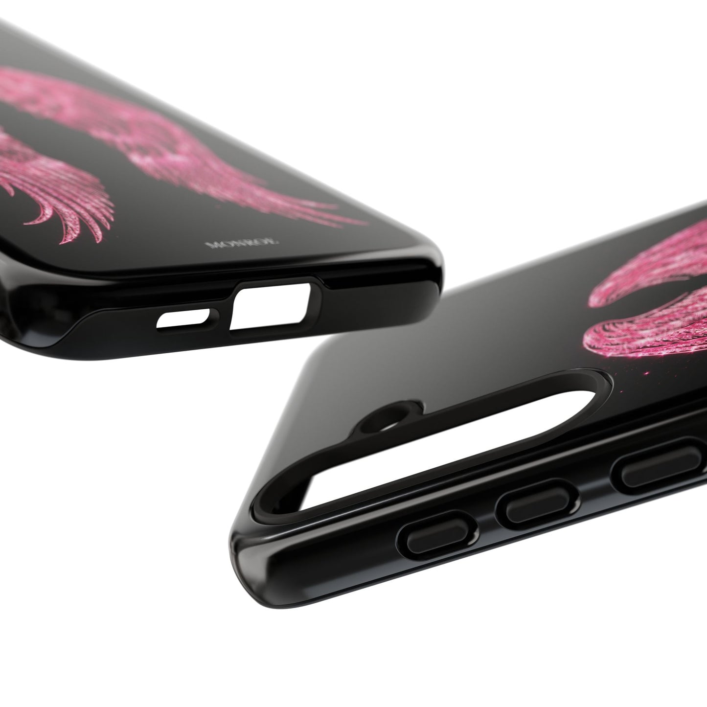 Pink Glitter Angel Tough Case