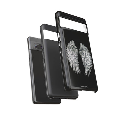 Silver Wings Black Tough Case