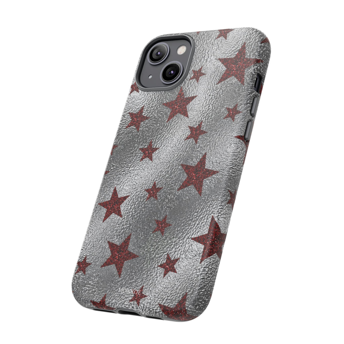 Silver Red Starry Tough Case