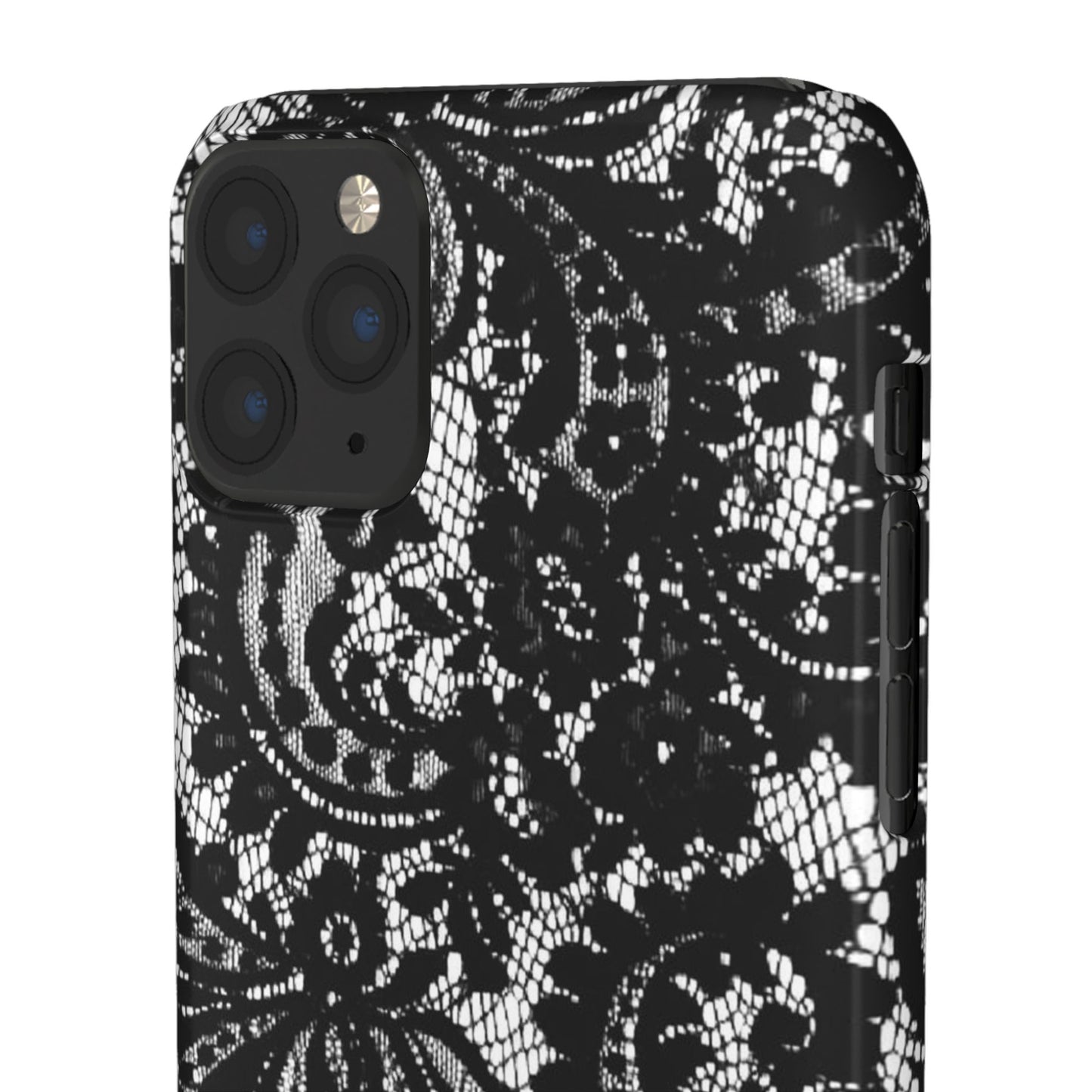 Black Lace Elegant Pattern Case