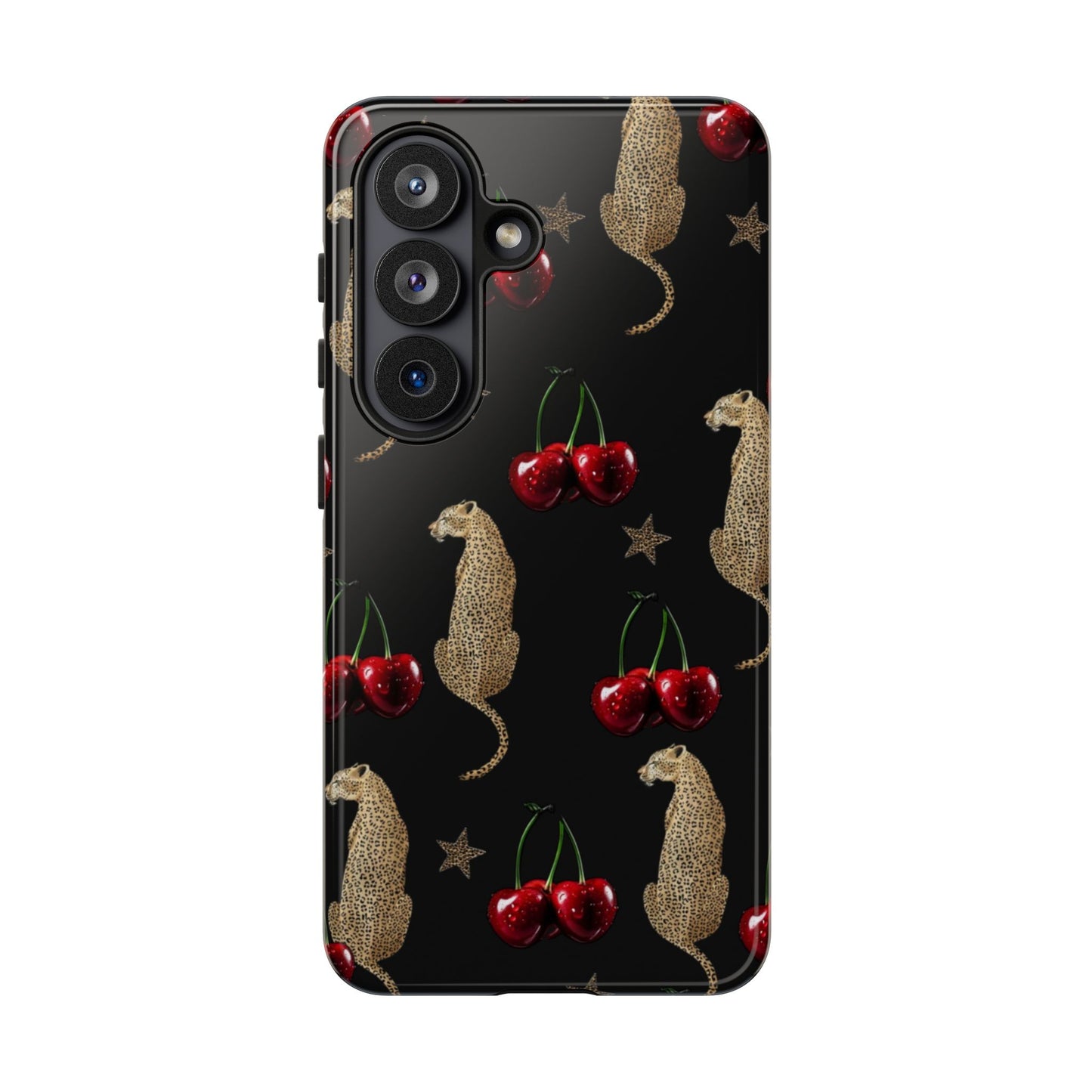 Leopard & Cherry Tough Case