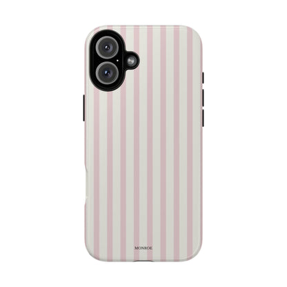 Light Pink Stripe Tough Phone Case
