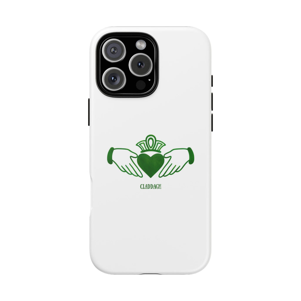 Irish Claddagh Symbol Green Tough Case