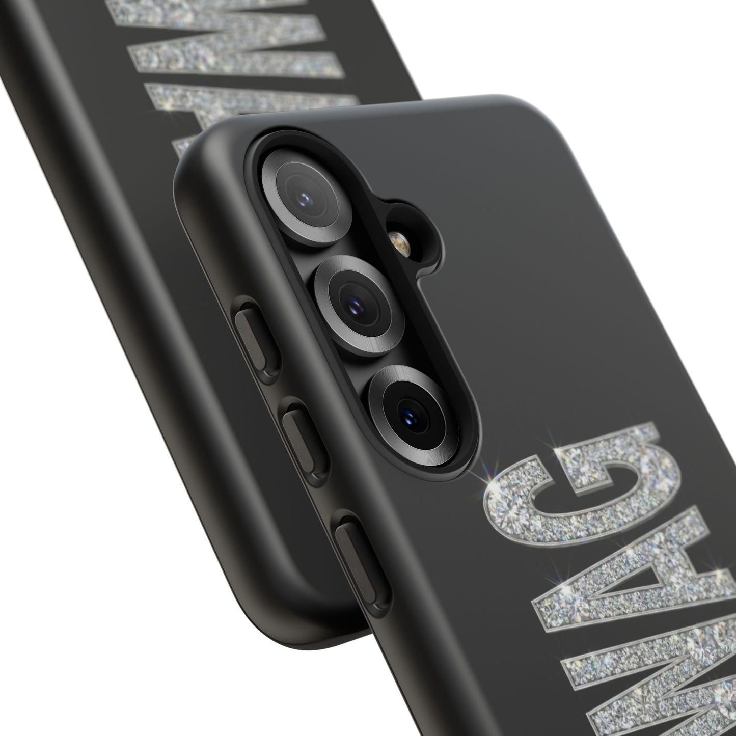 “#SWAG” Black Bling Tough Case