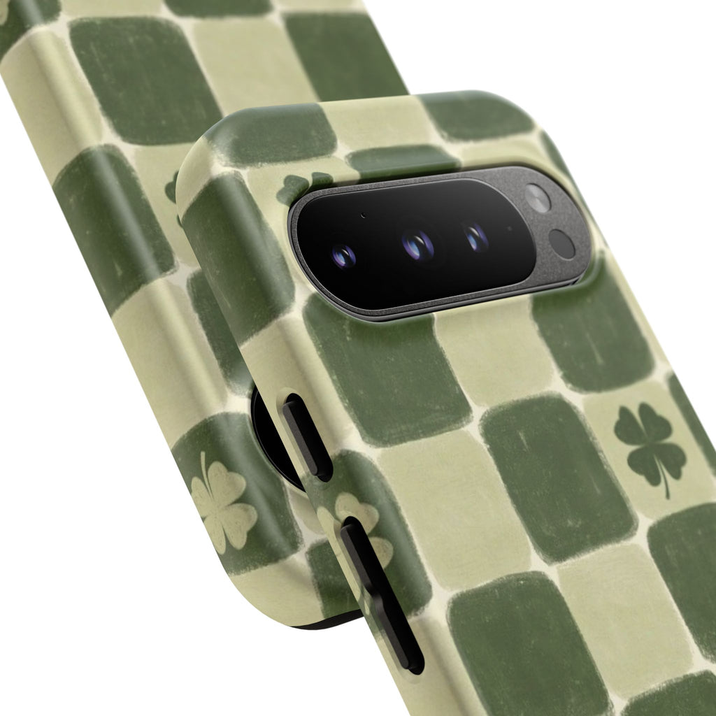 Clover Checker Tough Phone Case